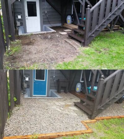 landscaping backyard in Mount Pearl