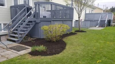 fresh mulch and edging in Mount Pearl